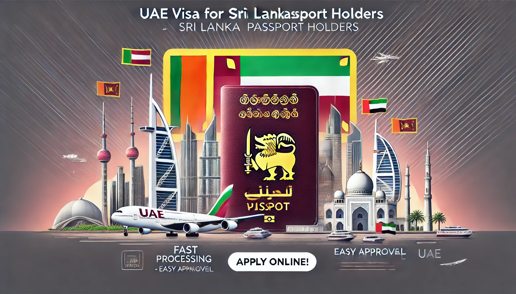 uae visa for sri lankan passport holders